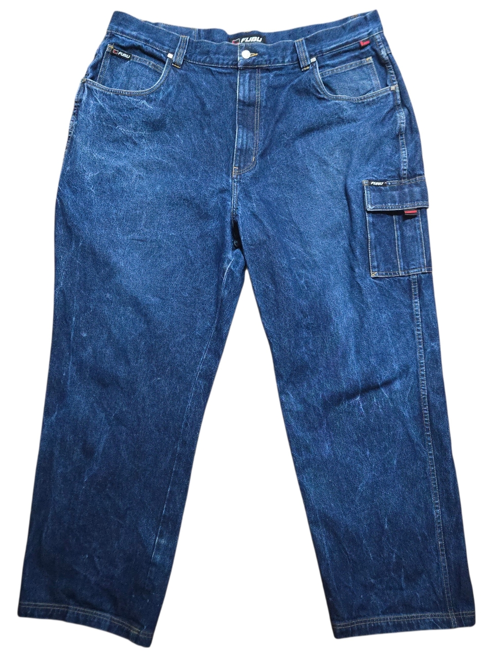 Y2K Fubu Jeans 2000s heavyweight cargo / carpenter jeans - 46x34